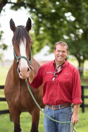 Dr. Jay Joyce with horse